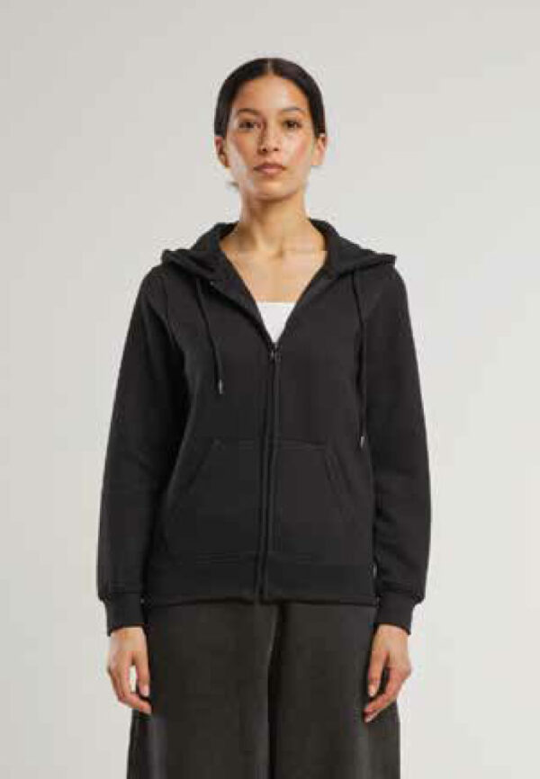 REF009 - LADIES BASIC ZIP HOODIE 270 grm