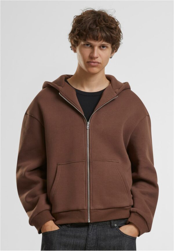 REF285 - FLUFFY ZIP HOODIE  brushed fleece 330 grm