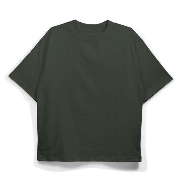 TSHIRT BOXYFIT Luxury 240grms OLIVE