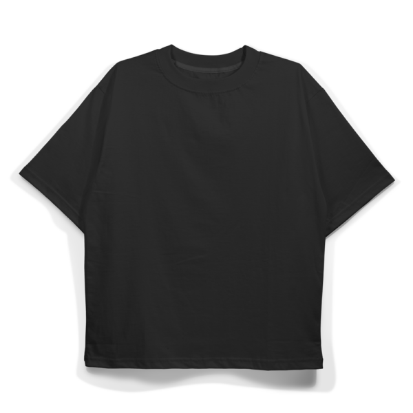 TSHIRT BOXYFIT Luxury 240grms BLACK